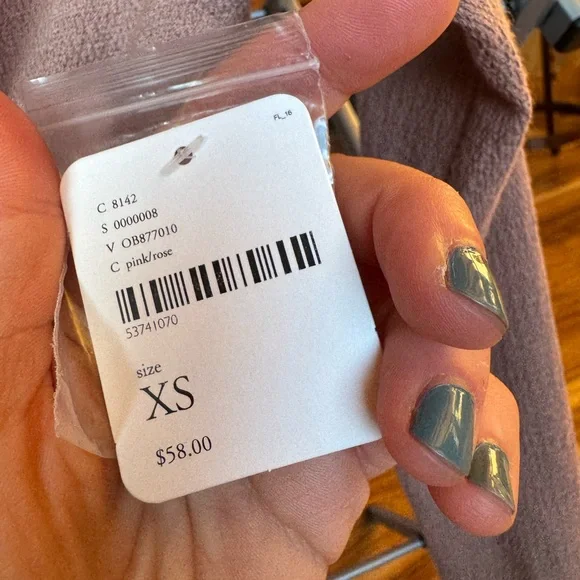 NWT Free People Elegant Clay Pink Twist Front Top - Picture 5 of 8